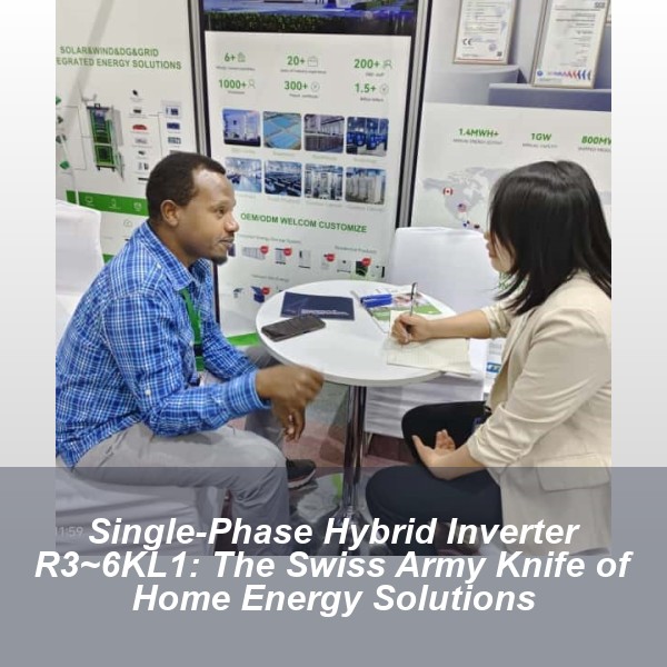Single-Phase Hybrid Inverter R3~6KL1: The Swiss Army Knife of Home Energy Solutions